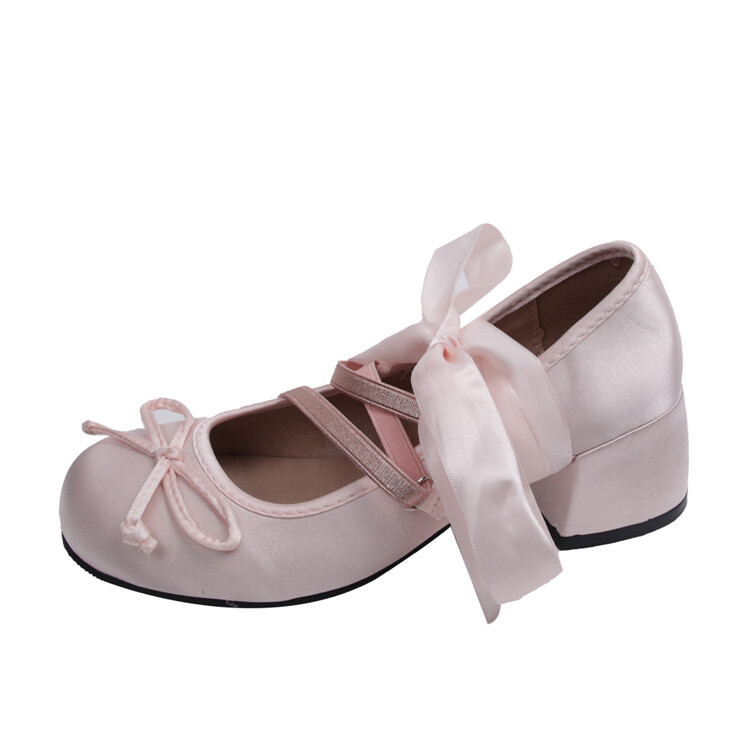 

Туфли Мэри Джейн женские розовый Lianghuo, цвет Girlish Pink