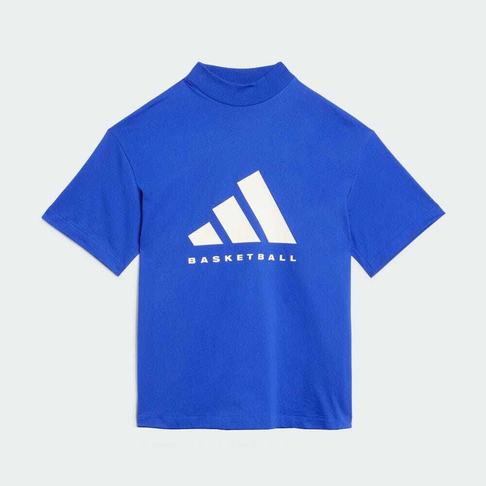 

Футболка Adidas Adidas Basketball 001 T-shirt, цвет Lucid Blue