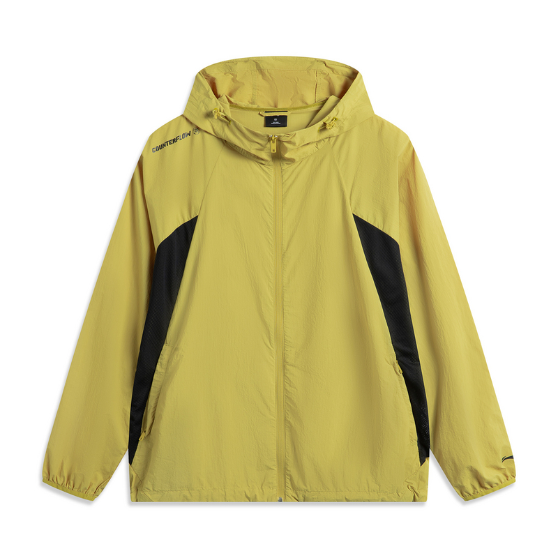 

LINING Дышащий мужской тренч с УФ-защитой смешанного желтого цвета, Mixed Yellow