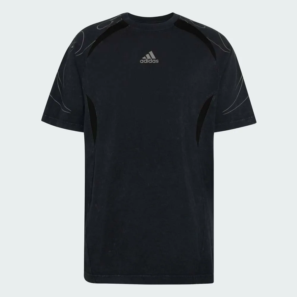 Футболка с коротким рукавом Adirenium Season 4 Teamgeist с графическим принтом Adidas, black — фото 4