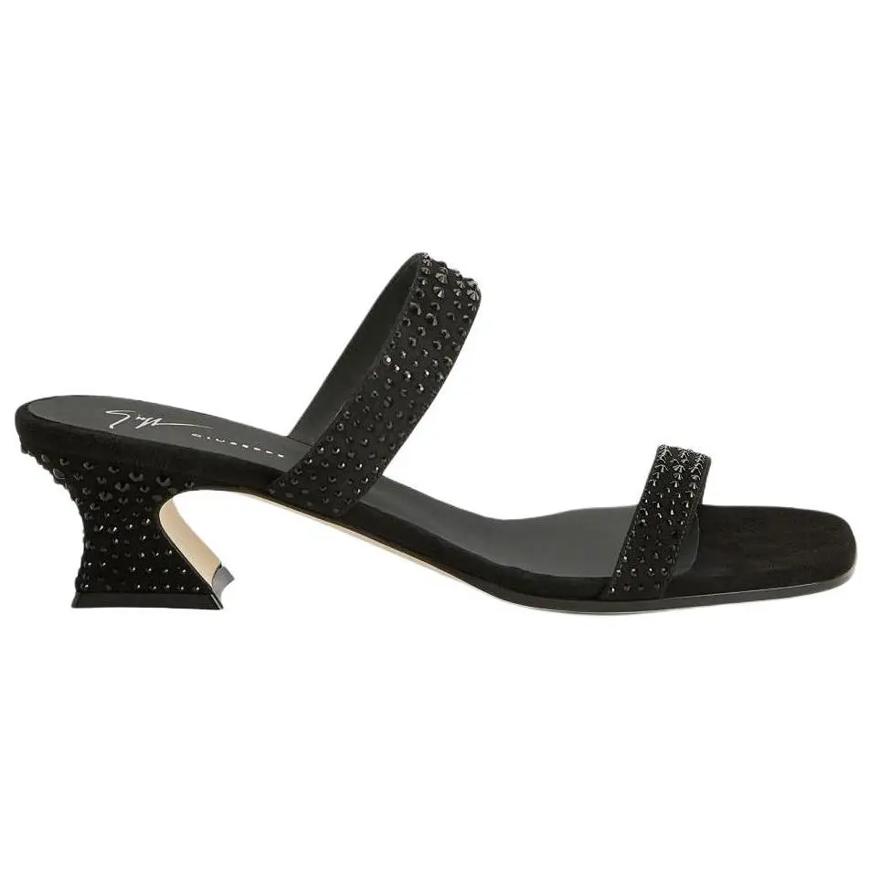 Giuseppe Zanotti Джузеппе Занотти GZ Слайды 4,5 см женские черные — фото 3