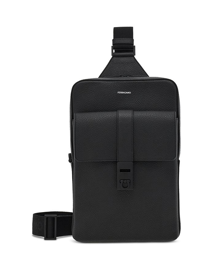 

Сумка через плечо Twins FERRAGAMO, черный