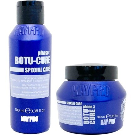 

Kepro Kaypro Набор для ухода за волосами из 2 мини-шампуней и маски Botu-Cure, 100 мл, Kay Pro