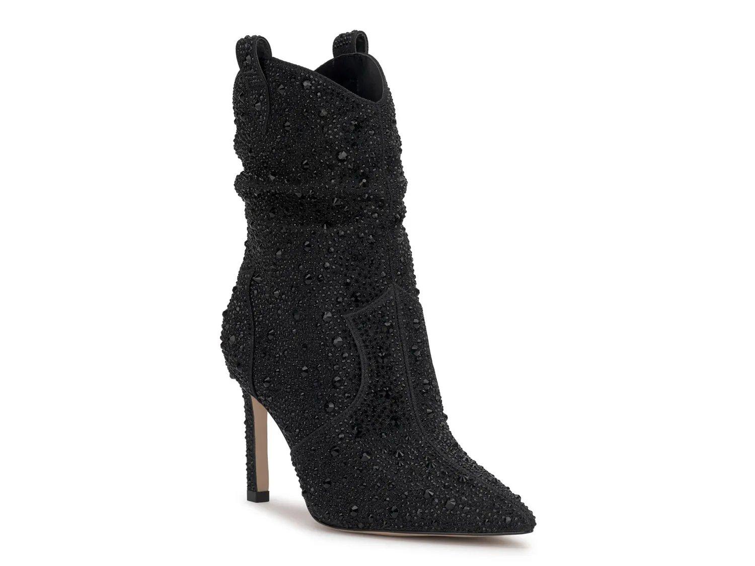 Ботинки Jessica Simpson Evgena Western Boot, Black Fabric