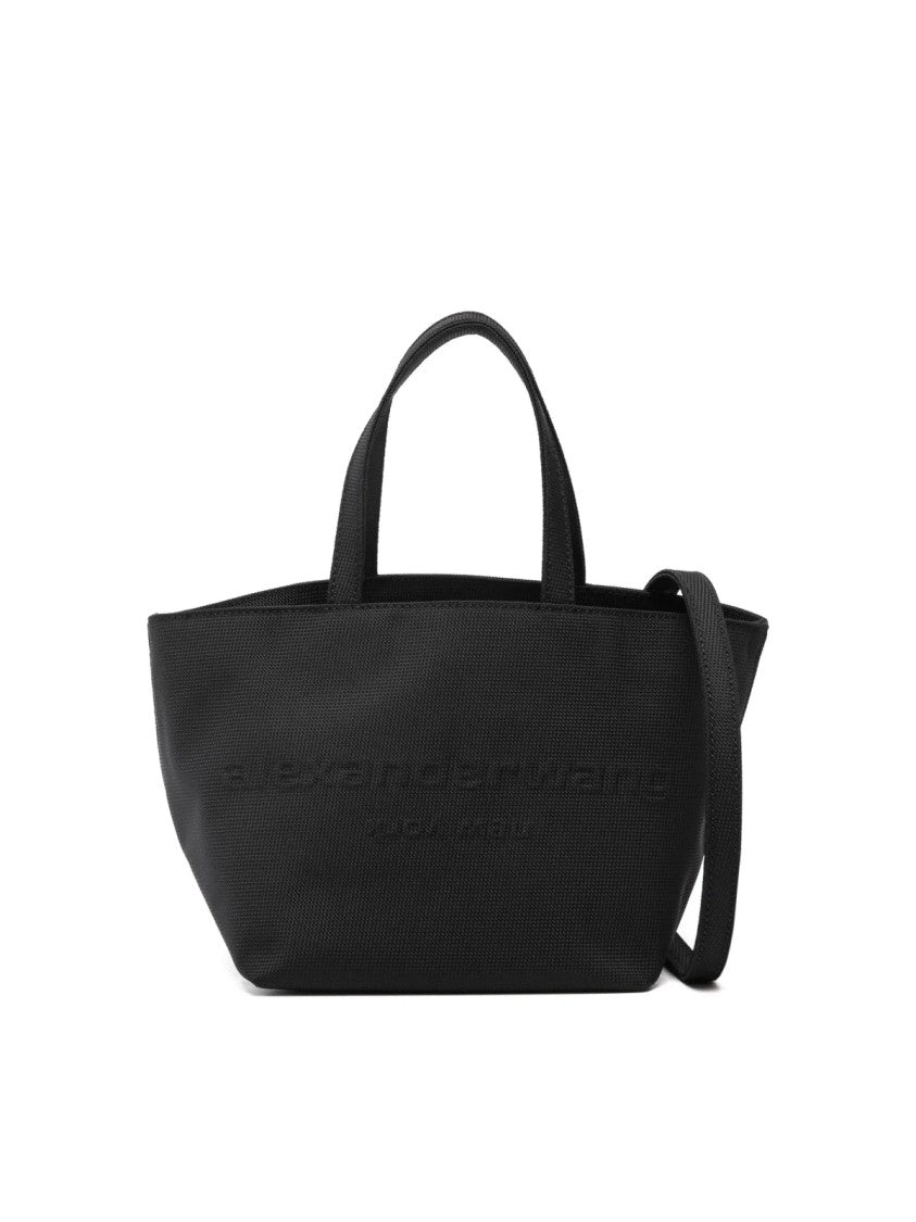 

Сумка-тоут с логотипом Punch Alexander Wang, черный