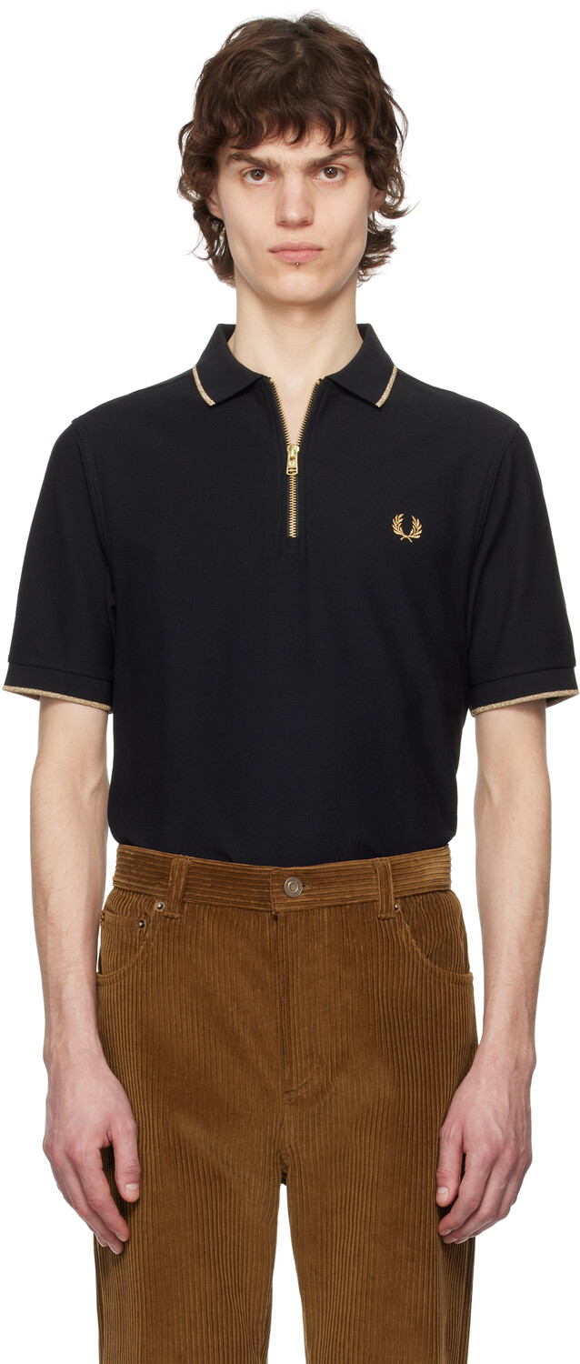 

Поло из креп-пике Fred Perry