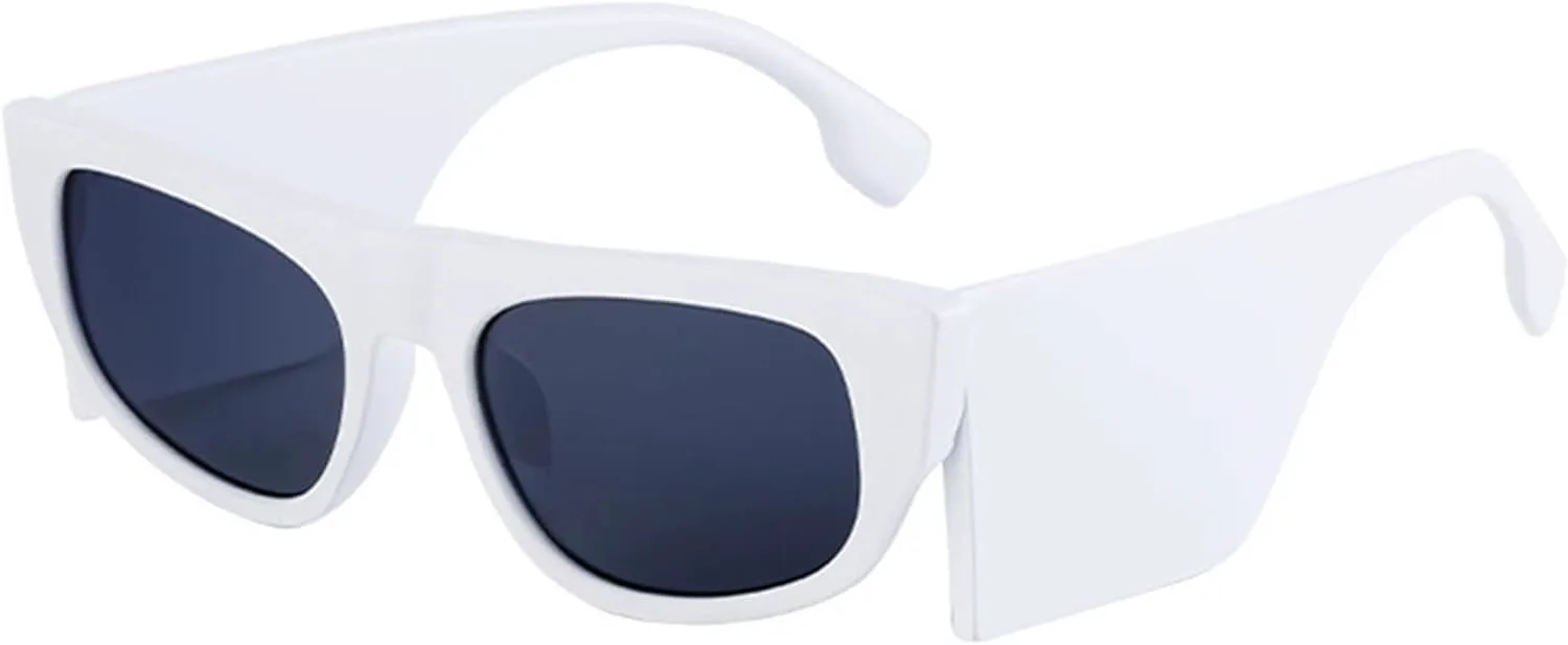 

bullabulling Y2k Модные солнцезащитные очки «кошачий глаз» для женщин и мужчин, стильные солнцезащитные очки с обтекаемой формой, футуристические очки, C2