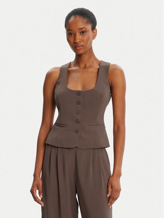

Жилет regular fit Azilla Button 60003TB Bardot, коричневый