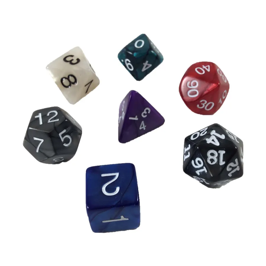 

Поликомплект в ассортименте (7), Dice - Pearlized