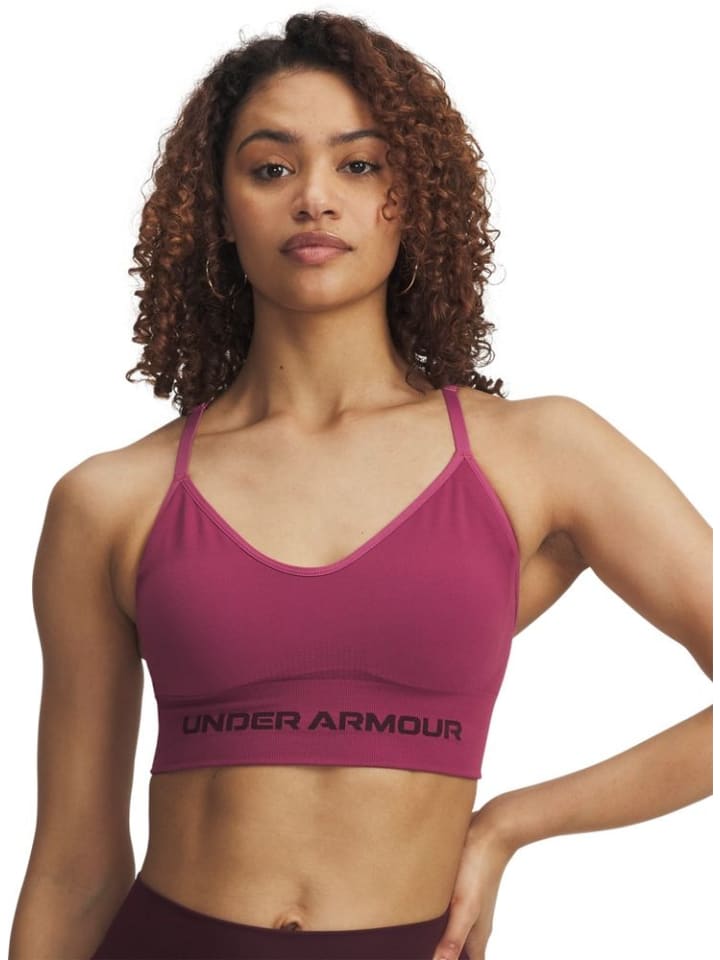 

Спортивный бюстгальтер "Vanish Seamless Low Bra" красного цвета Under Armour