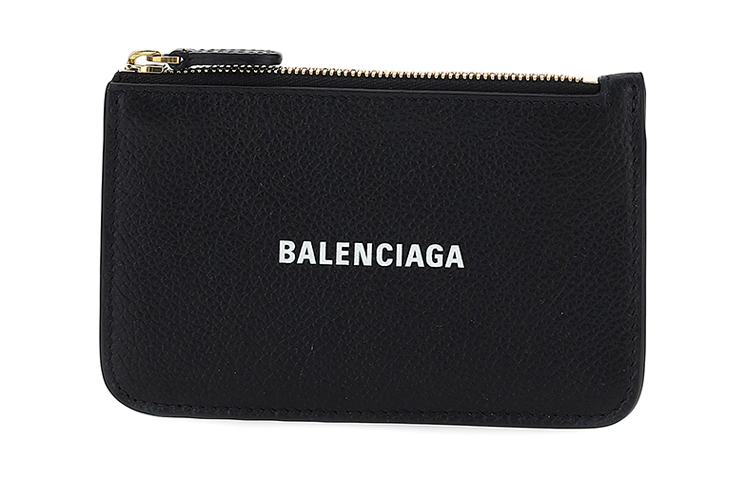 

Кошелек из кожи коровы женский черный Balenciaga