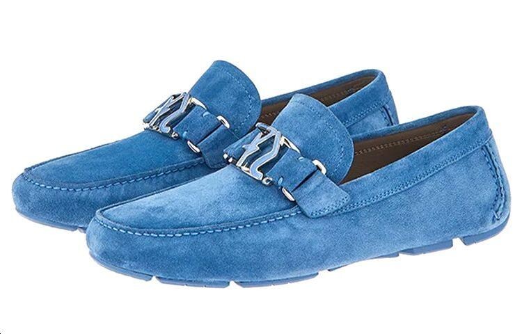 Мужские повседневные мужские низкие светло-голубые Ferragamo — фото 2