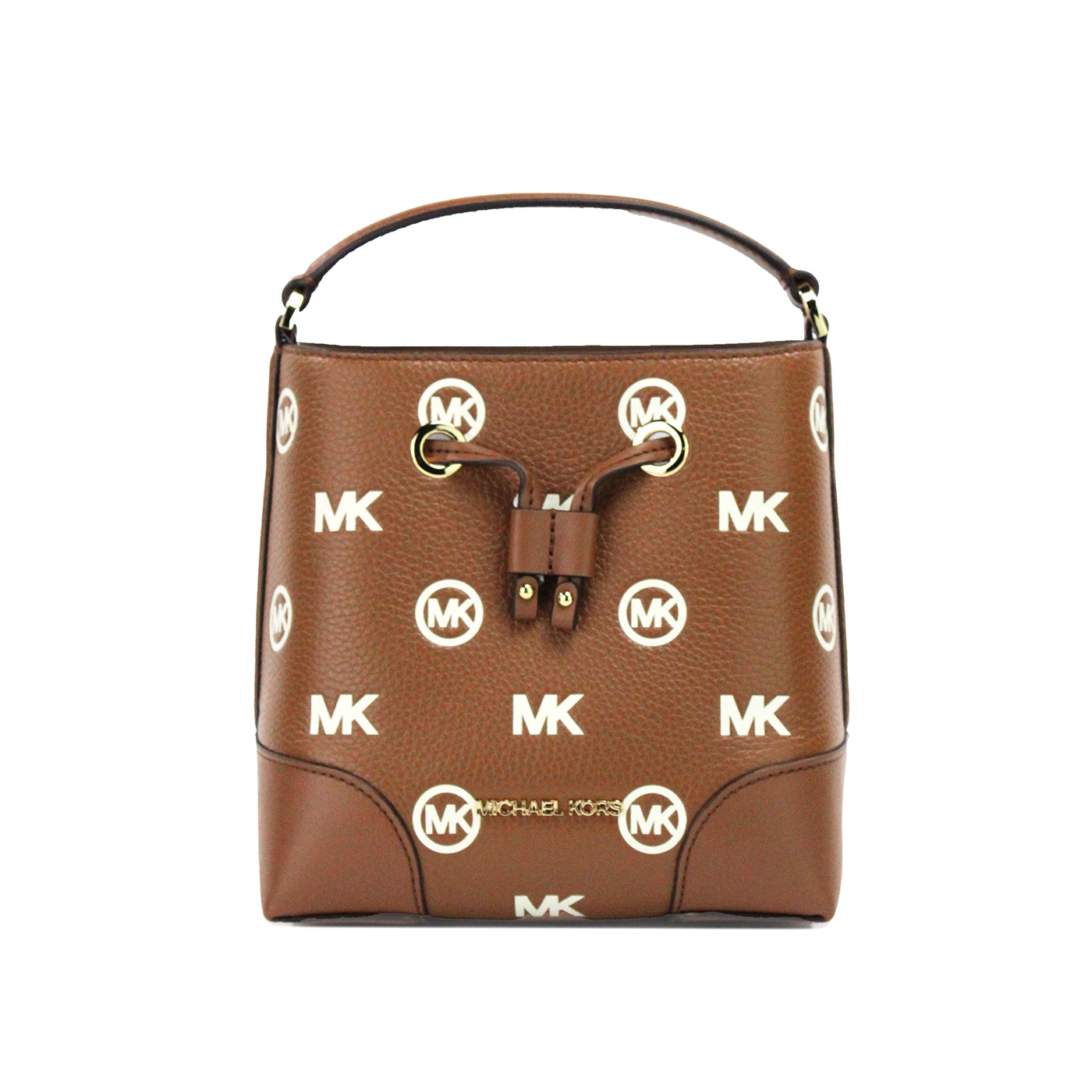 

Сумка-ведро Mercer Small Luggage с тиснением и завязками Michael Kors