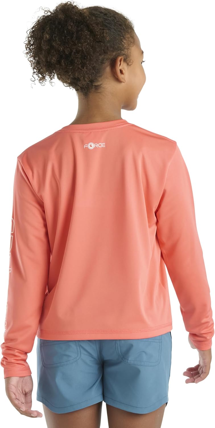 Детская футболка Carhartt Unisex Force Sun Defender с длинным рукавом, Light Orange — фото 2