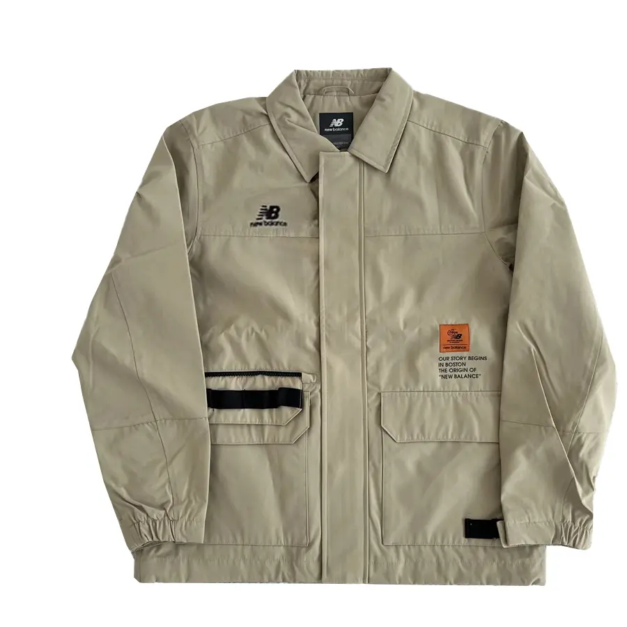 

New Balance Спортивная куртка унисекс цвета хаки, Khaki