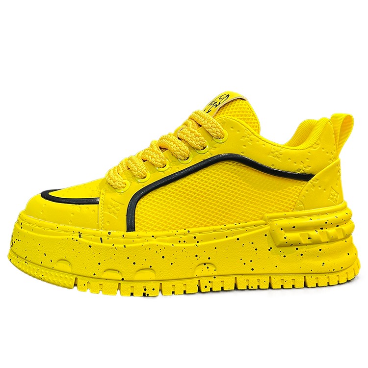 

ZUOSAISI Мужские низкие скейтерские кеды желтые, цвет Yellow