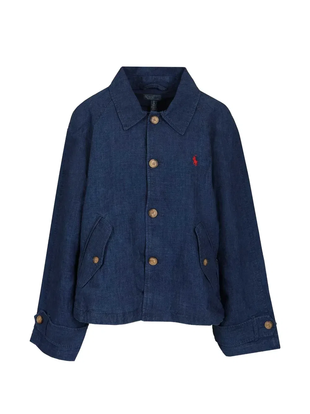Джинсовая куртка с рукавами реглан POLO RALPH LAUREN, синий