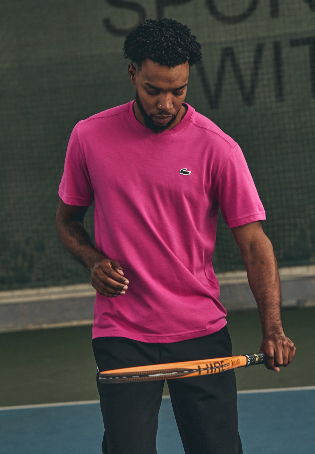 

Спортивная футболка TEE CLASSIC Lacoste Sport, розовый