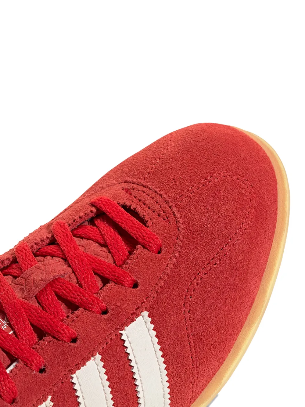 Замшевые кроссовки Gazelle Lo Pro Adidas, красный — фото 4