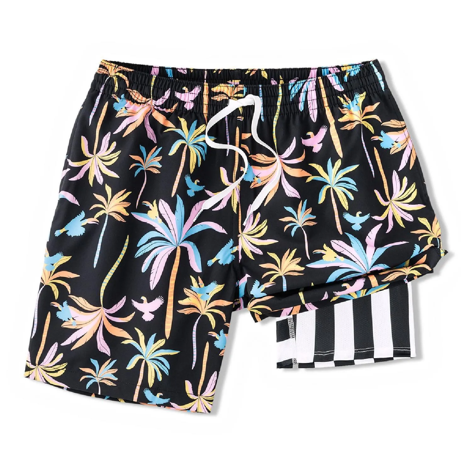 

Растягивающиеся плавки с подкладкой 7 дюймов Chubbies, The Black Light Nights