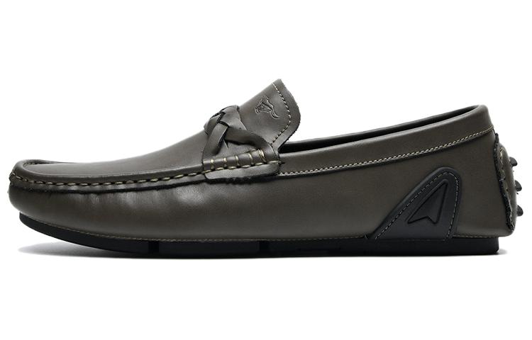 

Мужские повседневные туфли Мужские низкие черные/хаки SEPTWOLVES, Черный (Стандартный размер кожаной обуви)