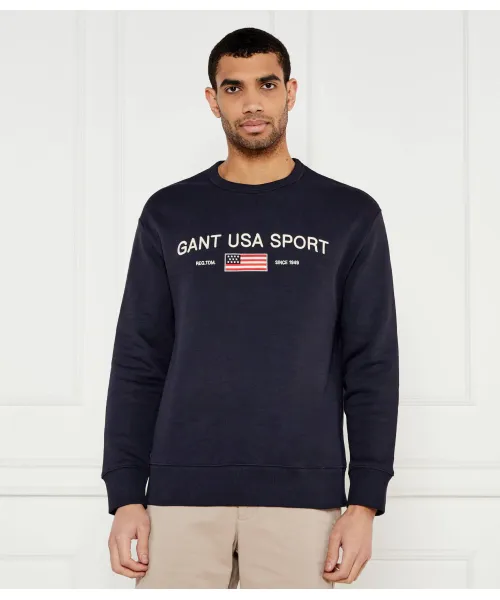 

Толстовка Loose fit Gant, синий