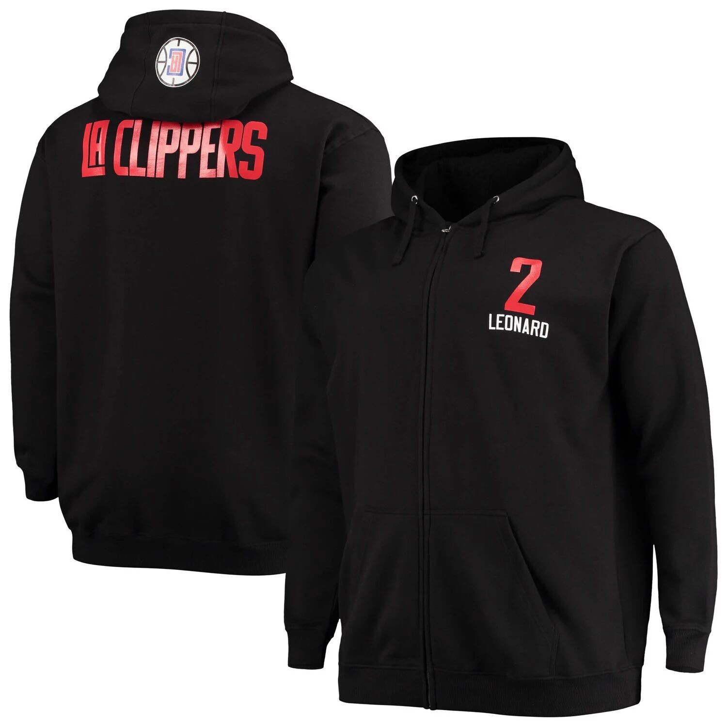 

Мужская фирменная черная куртка Kawhi Leonard LA Clippers Big & Tall с именем и номером игрока, куртка с капюшоном на молнии во всю длину Fanatics, Черный, Мужская фирменная черная куртка Kawhi Leonard LA Clippers Big & Tall с именем и номером игрока, кур