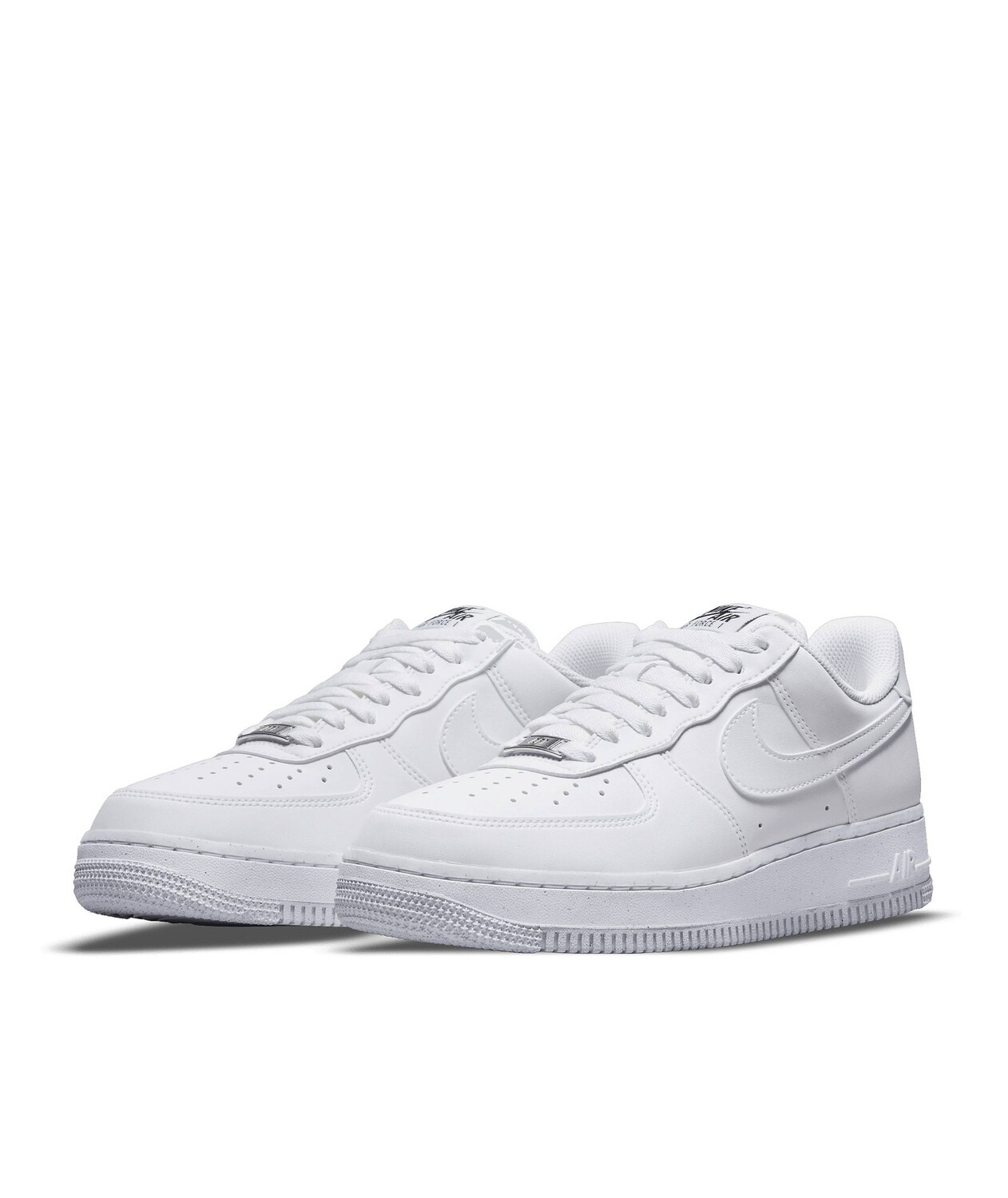 Кроссовки Nike Air Force 1 '07 Next Nature белого и черного цвета металлик — фото 2