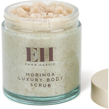 

Роскошный скраб для тела Moringa 350 г - выводит токсины, отшелушивает кожу, натуральное смягчающее средство, придавая коже бархатистость и сияние, Emma Hardie