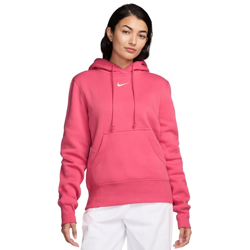 

Женская толстовка с капюшоном nsw phnx flc std po Nike, розовый