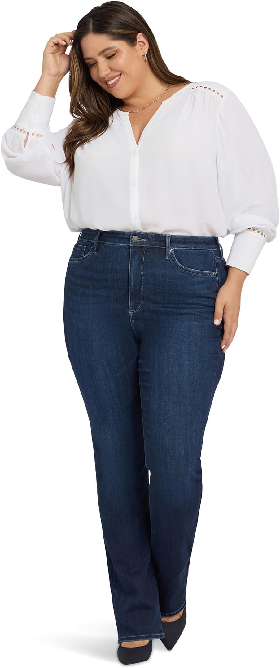 

Джинсы NYDJ Plus Size Billie Jeans, цвет Ink Skyline