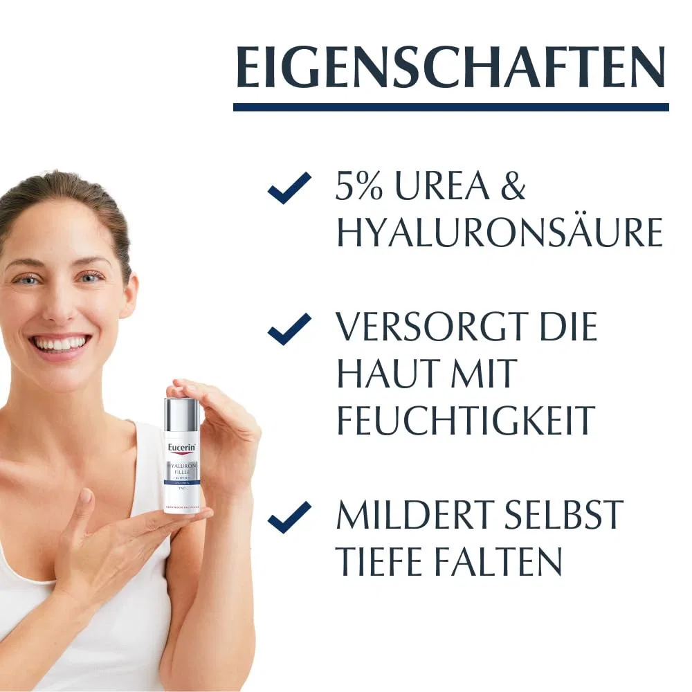 Крем для лица Eucerin — Дневной «Hyaluronic Filler» с % мочевины от, 50 мл — фото 2