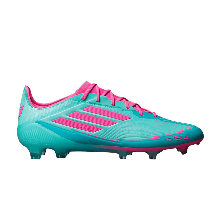 

Кроссовки Messi Adizero F50 Elite FG 'La Vida Tropical Pack', бирюзовый