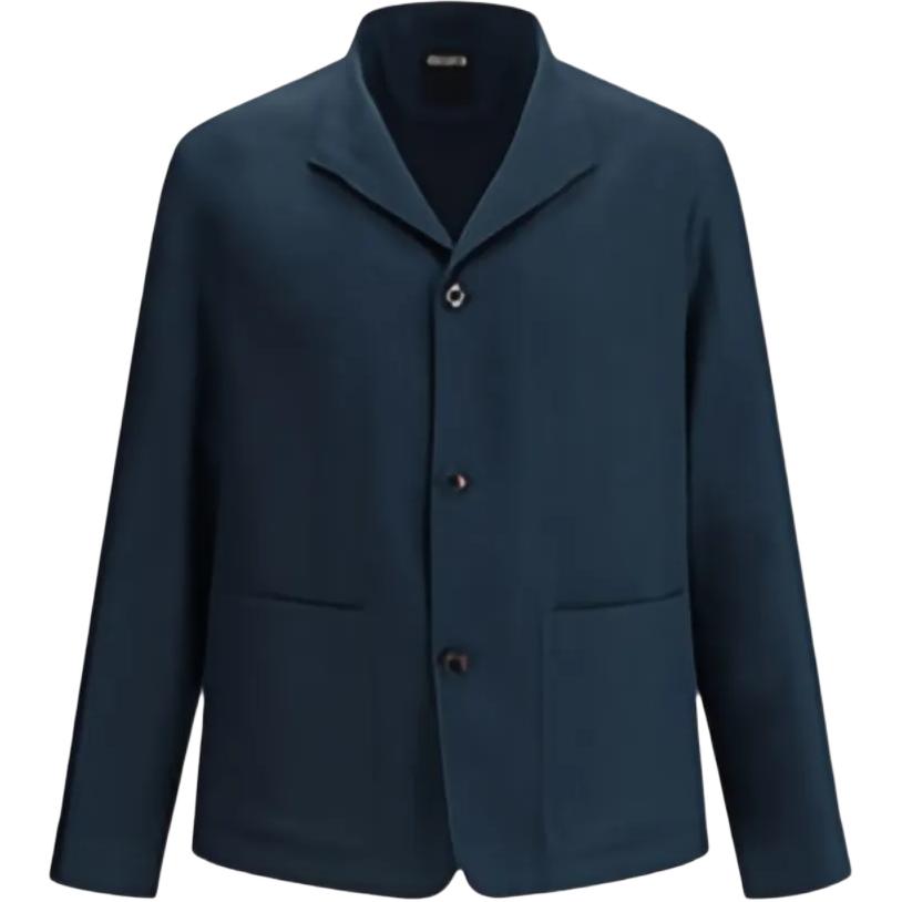 

Ermenegildo Zegna Закрытый пиджак с накладными карманами, Blue