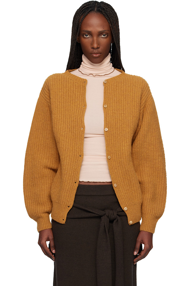 

Апельсиновый кардиган Baserange, светло-оранжевый