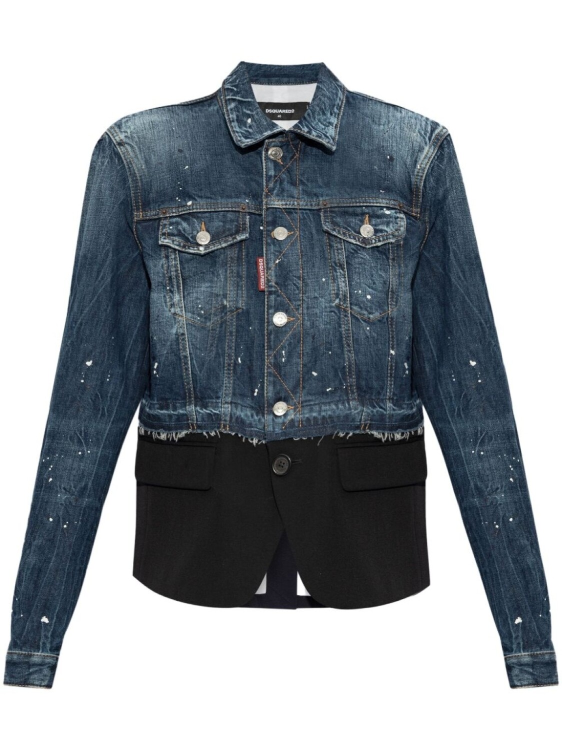 

Dsquared2 куртка с нашивкой-логотипом, синий