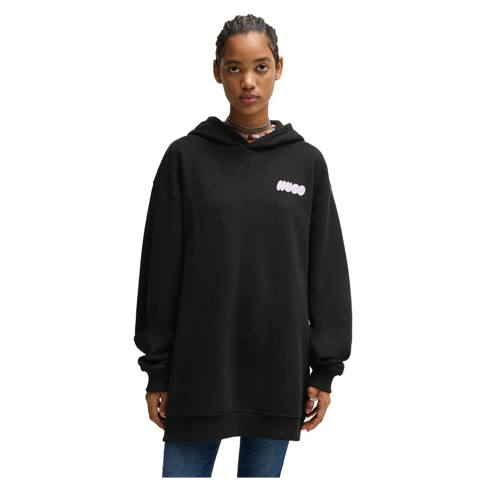 

Худи HUGO Oversized 1 01 BLUE, черный