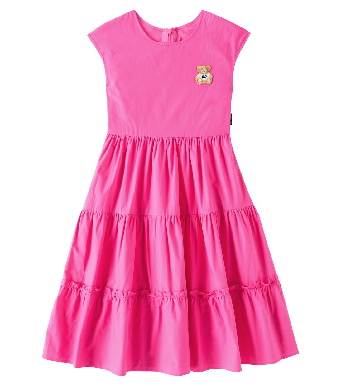 

Хлопковое платье Moschino Kids, Azalea Pink