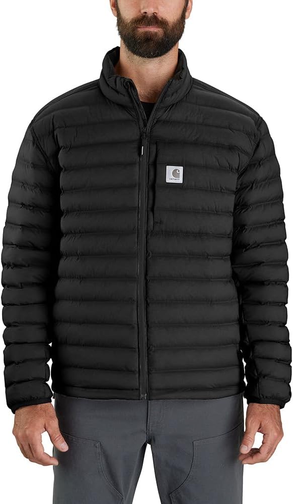 

Carhartt мужская 106013 LWD утепленная куртка с утеплением и эластичной тканью в свободном крое, Black