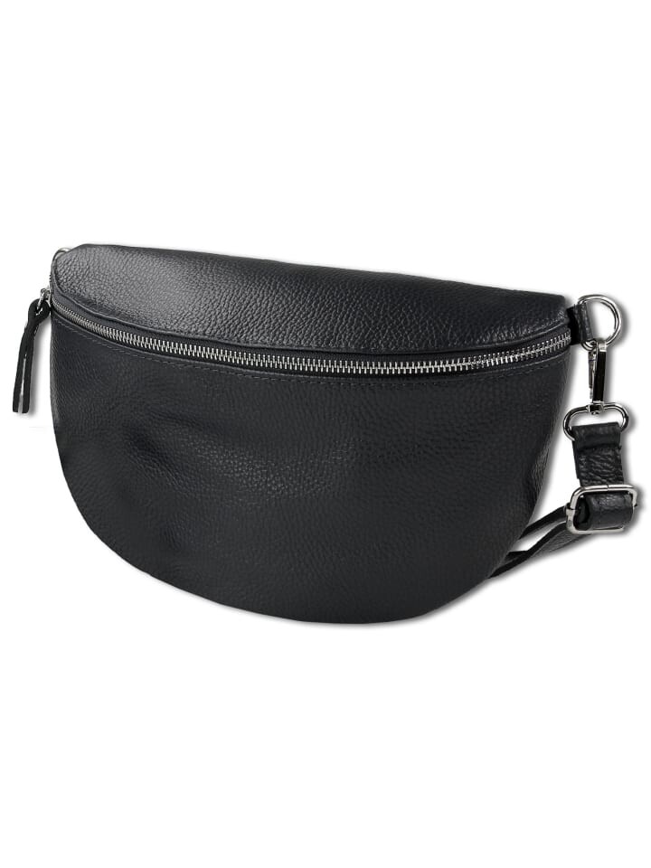 

Наплечная сумка Toscanto Gürteltasche Leder schwarz ca. 29cm