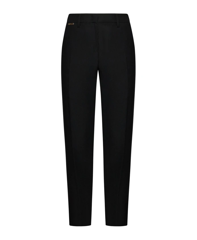 

Брюки-Сигареты с минималистичными деталями Silvian Heach, черный