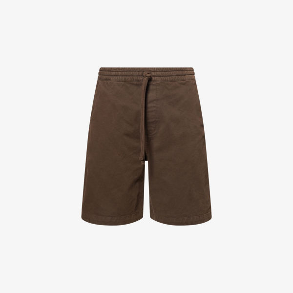 

Шорты хлопковые Floyd с брендовым патчем Carhartt Wip, цвет vitola