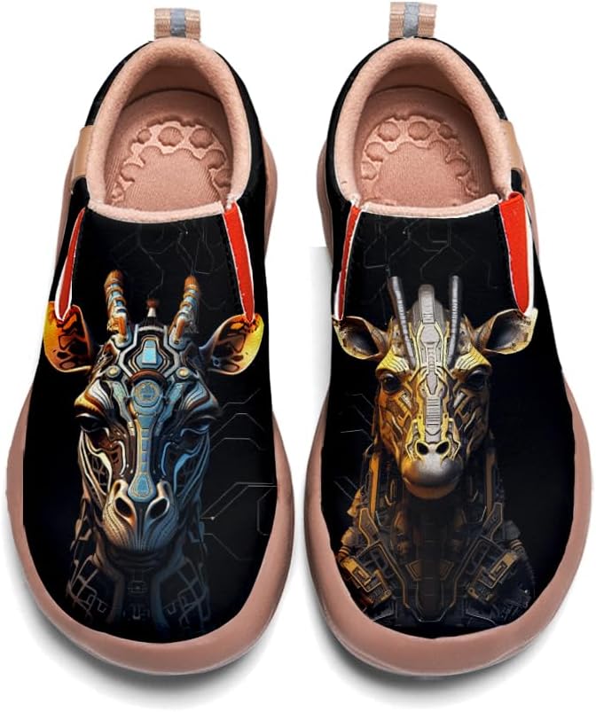 

Мужские повседневные лоферы Onehorse на шнуровке, кожаные кроссовки, удобные и легкие, с легкой надевкой, с художественной росписью, для путешествий, Mechanical Organisms - N15