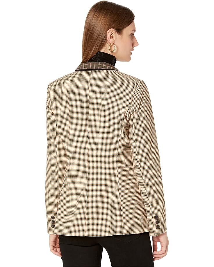 

Блейзер Vince Camuto One-Button Turned Collar Blazer, цвет Hazelnut