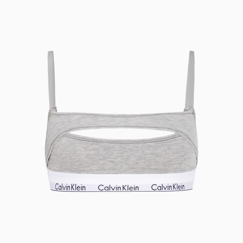 

Бюстгальтер Calvin Klein без косточек, зеленый/серый