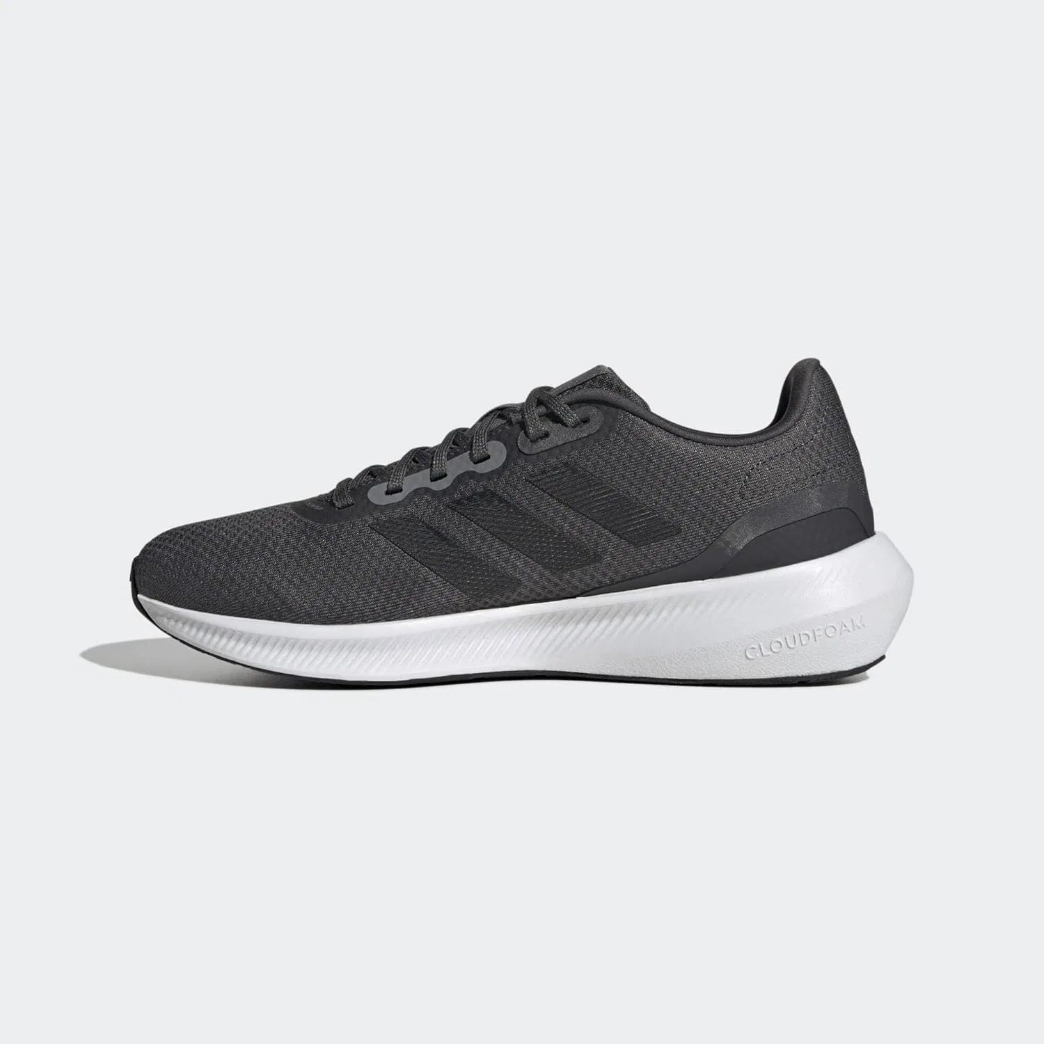 Мужские беговые кроссовки Adidas Runfalcon Wide 3, Grey Six Core Black Carbon — фото 2