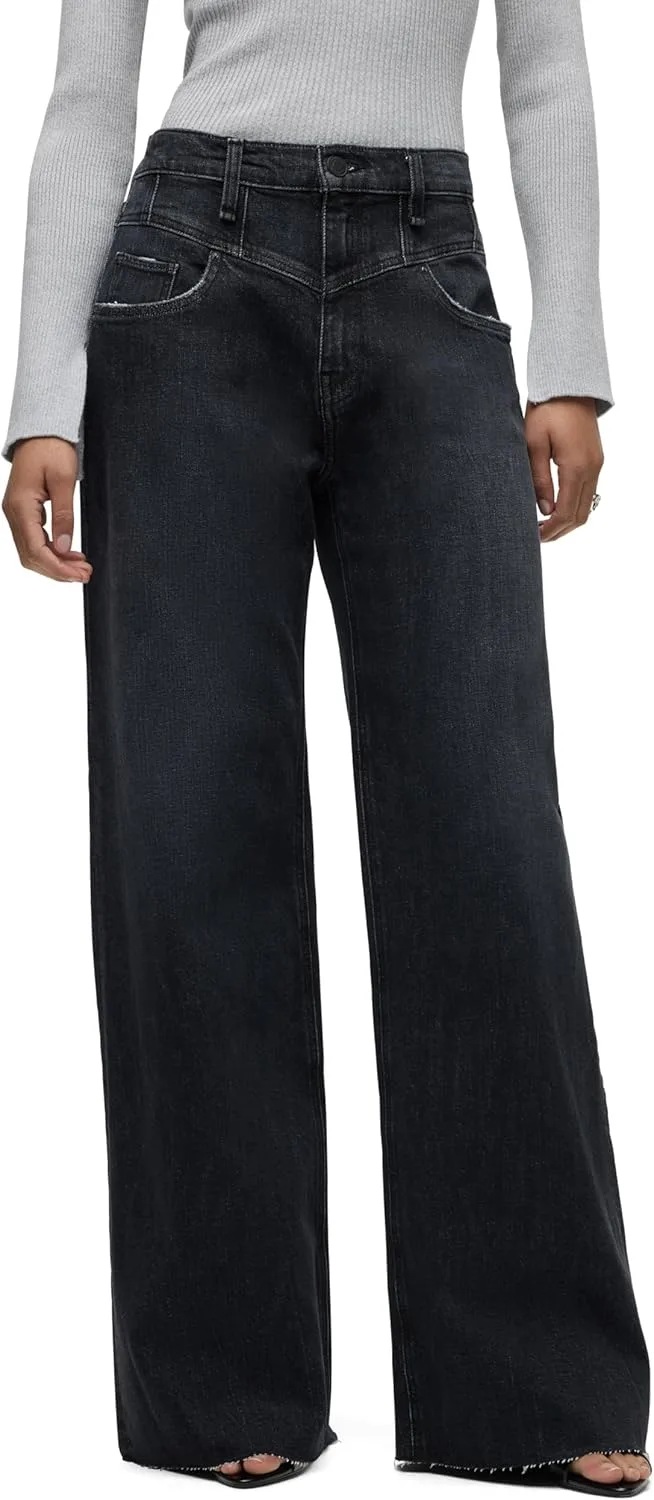 

Hudson женские джинсы Jodie High Rise Loose Fit Wide Leg