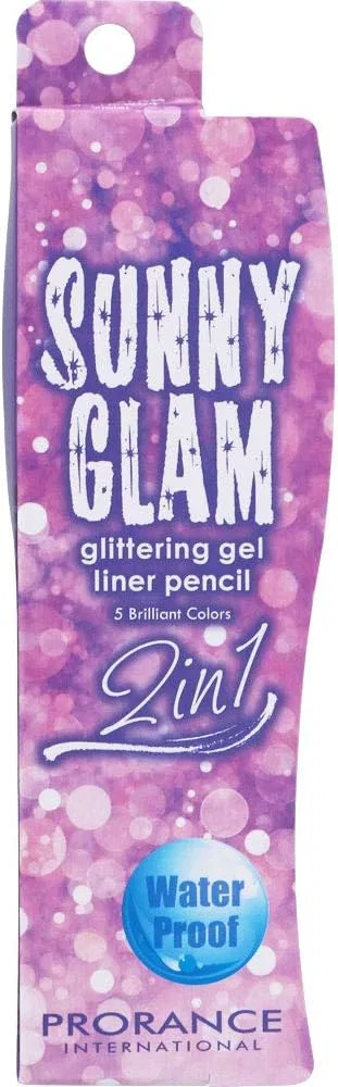 Подводка для глаз с блестками Prolance Sunny Gram Glitter Gel Liner Pencil 04 фиолетовый