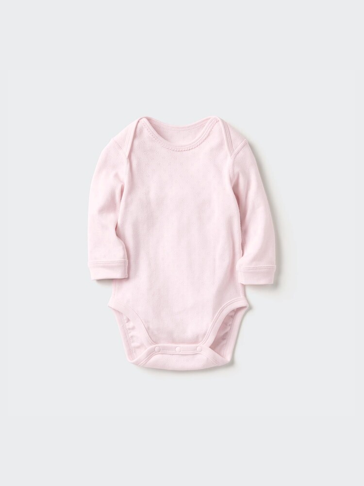 

Боди для новорожденных Uniqlo, цвет 10 розовый