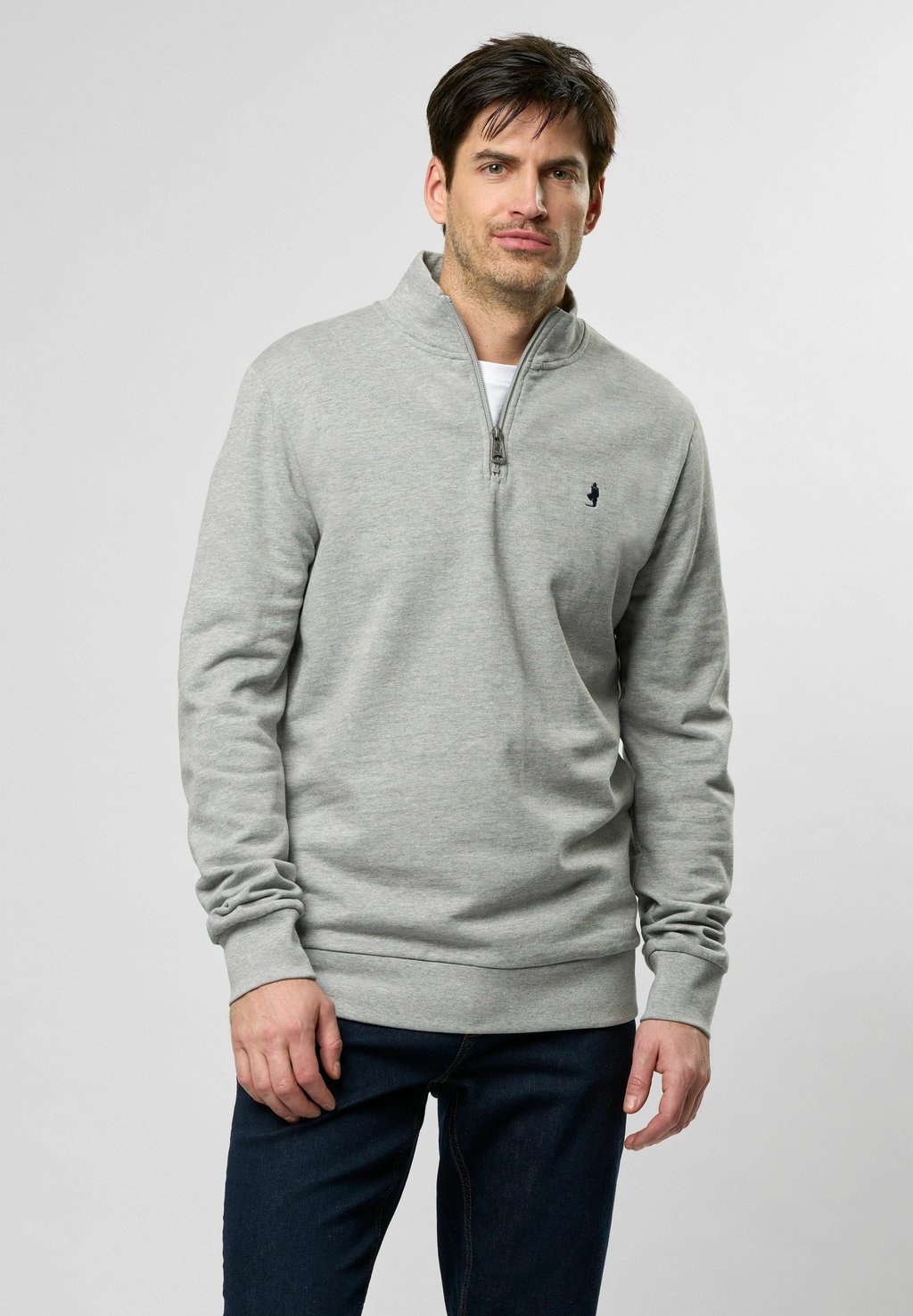 

Толстовка CLEMENT HALF-ZIP MCS, серый